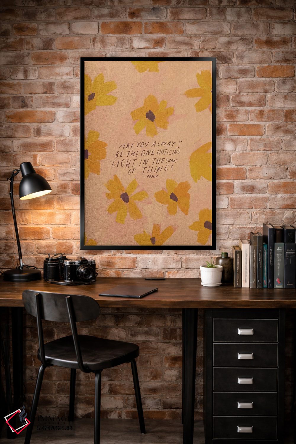 تابلو مدرن نور در هرج و مرج امور اثر مورگان هارپر نیکولز - D4B