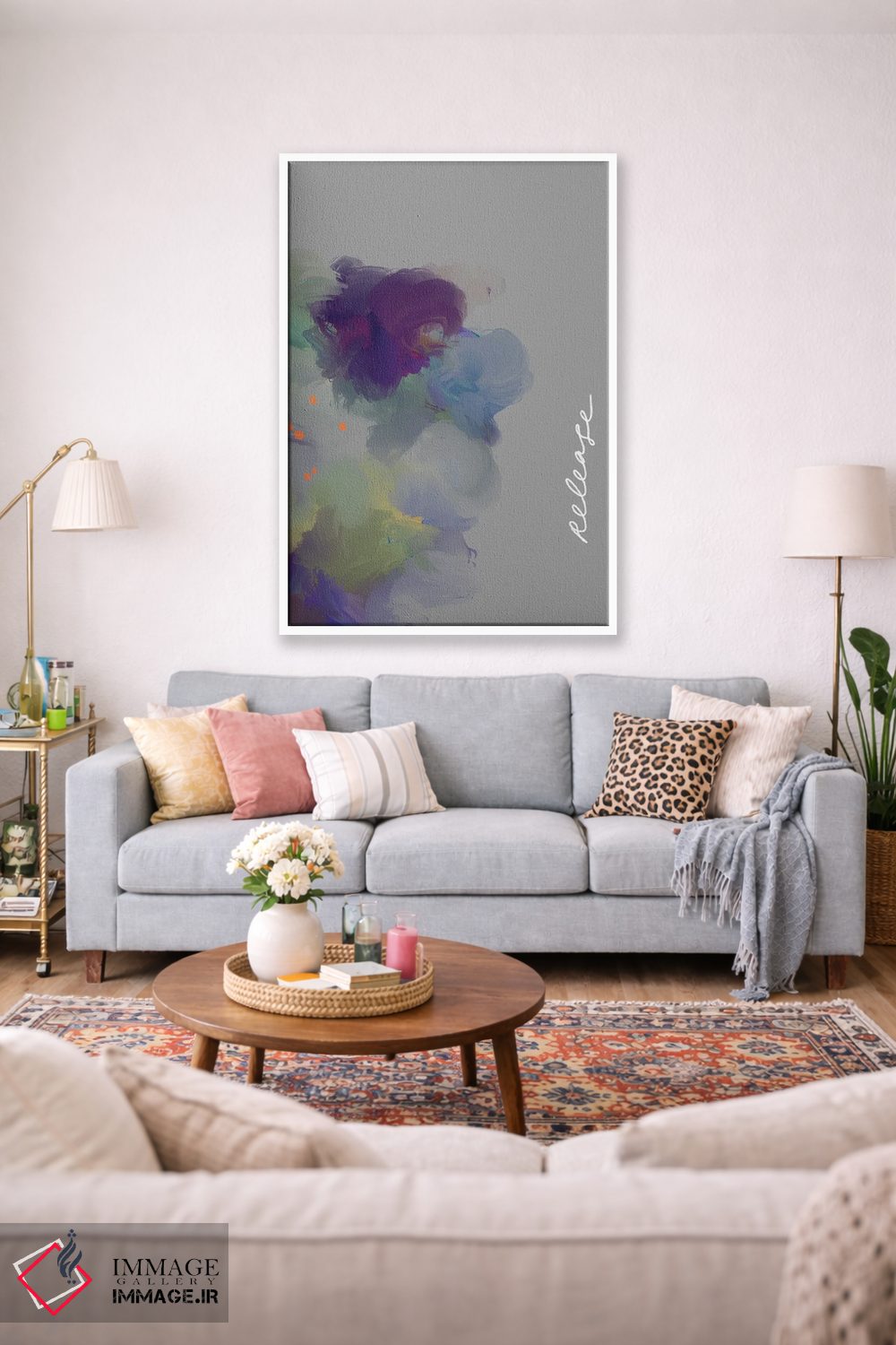 تابلو مینیمال رهاسازی اثر مورگان هارپر نیکولز - D1W