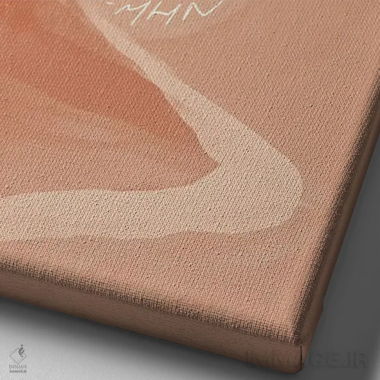 تابلو انتزاعی در زمان برای تو آشکار شده اثر مورگان هارپر نیکولز - نمای نزدیک بافت بوم