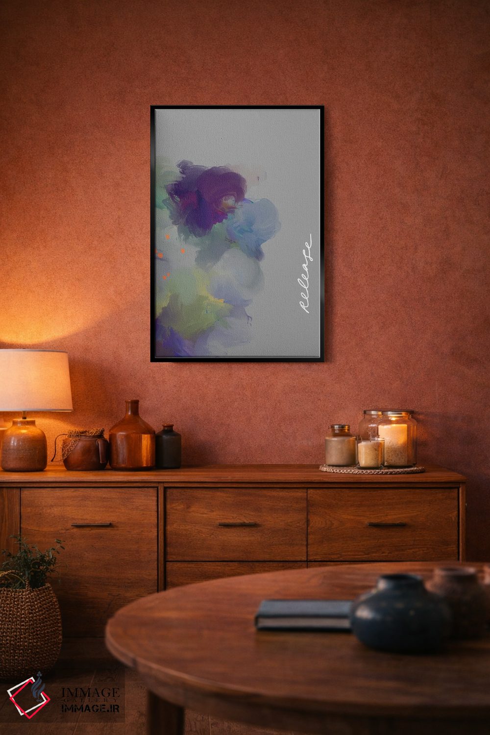 تابلو مینیمال رهاسازی اثر مورگان هارپر نیکولز - D4B