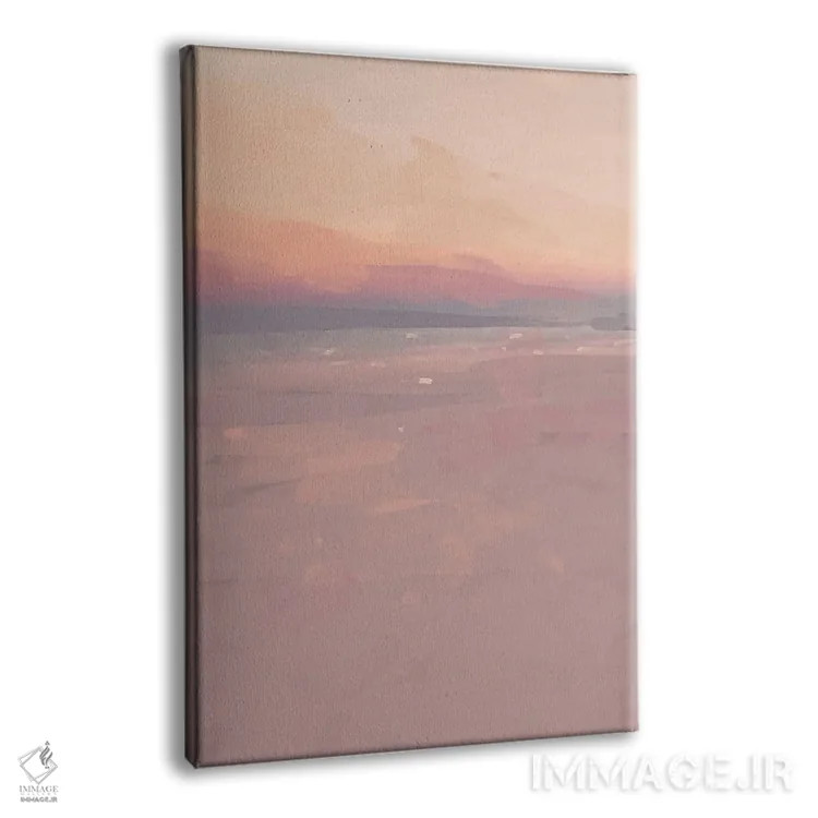 تابلو مینیمال ساحل غروب اثر مورگان هارپر نیکولز - نمای پرسپکتیو محصول