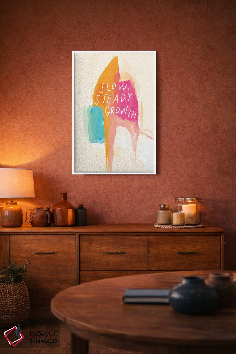 تابلو مدرن رشد آرام و پیوسته اثر مورگان هارپر نیکولز - D3W