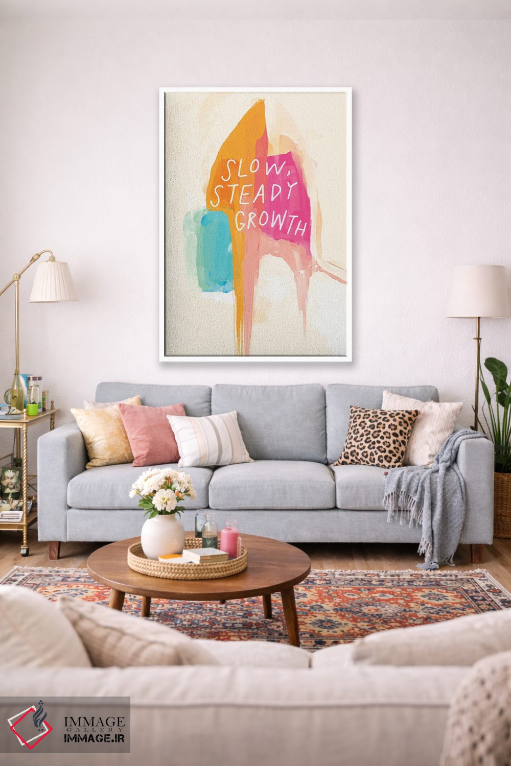تابلو مدرن رشد آرام و پیوسته اثر مورگان هارپر نیکولز - D1W