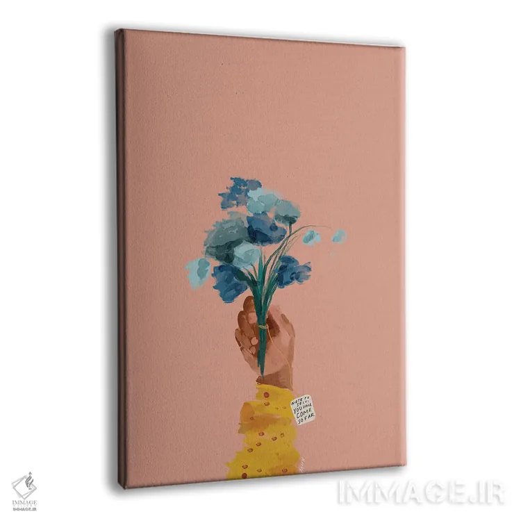 تابلو مینیمال تو راه زیادی آمده ای اثر مورگان هارپر نیکولز - نمای پرسپکتیو محصول