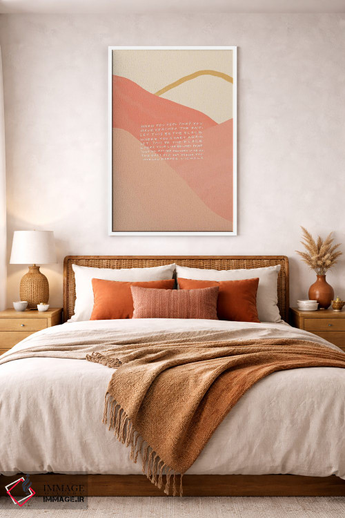 تابلو مینیمال گذشته تو را تعریف نکرد اثر مورگان هارپر نیکولز - D3W