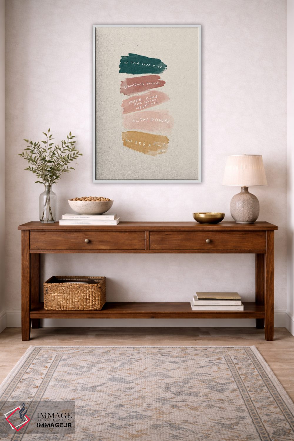 تابلو مینیمال وحشی تغییر چیزها اثر مورگان هارپر نیکولز - D3W