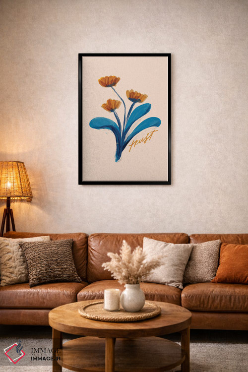 تابلو مینیمال به گل ها اعتماد کن اثر مورگان هارپر نیکولز - D3B