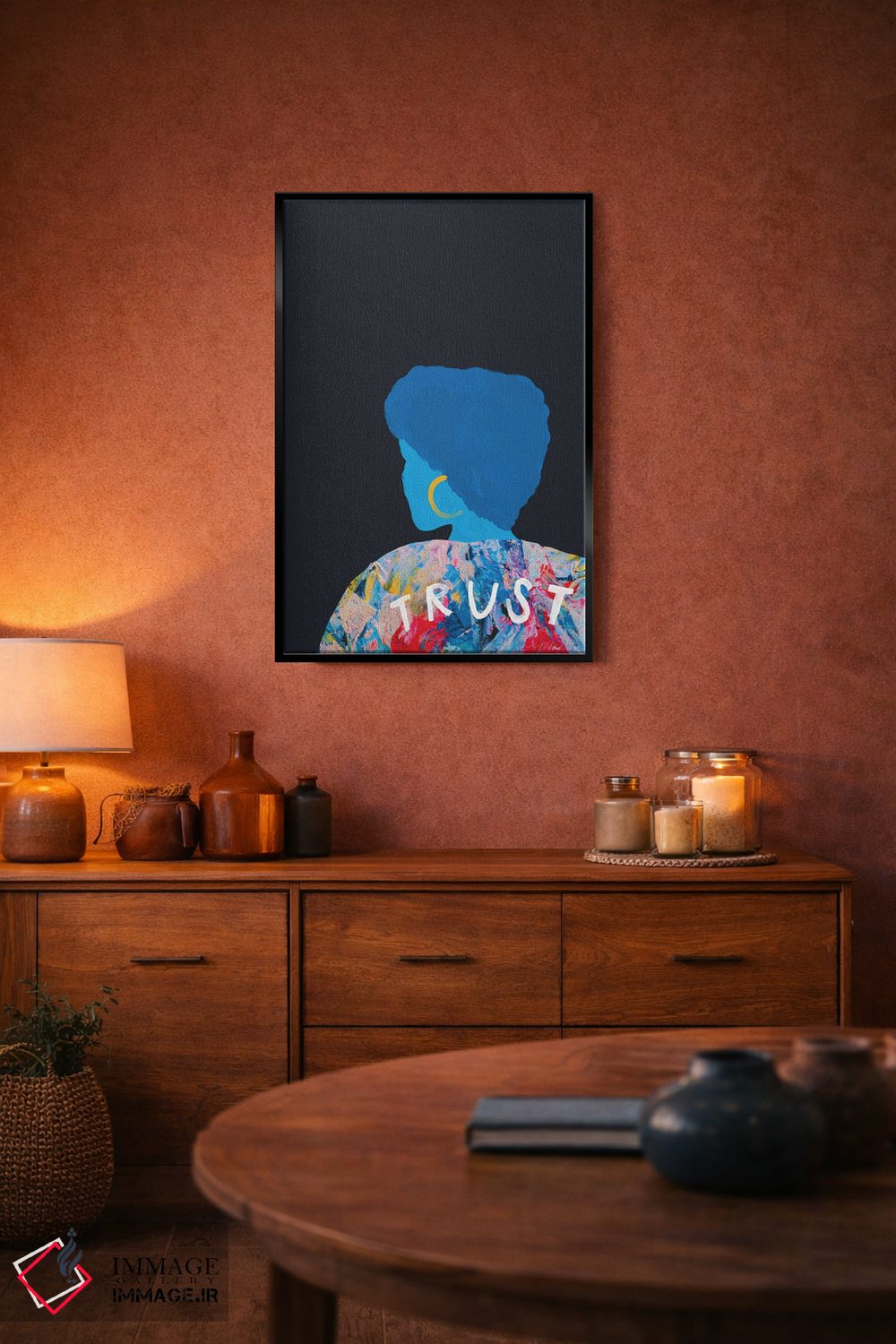 تابلو مدرن زن اعتماد اثر مورگان هارپر نیکولز - D5B