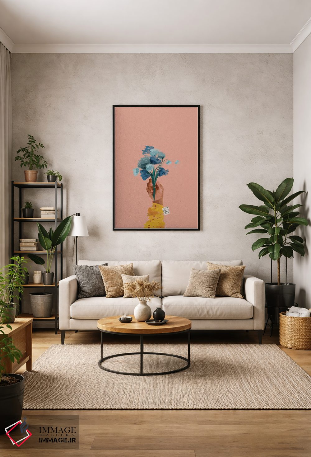 تابلو مینیمال تو راه زیادی آمده ای اثر مورگان هارپر نیکولز - D1B