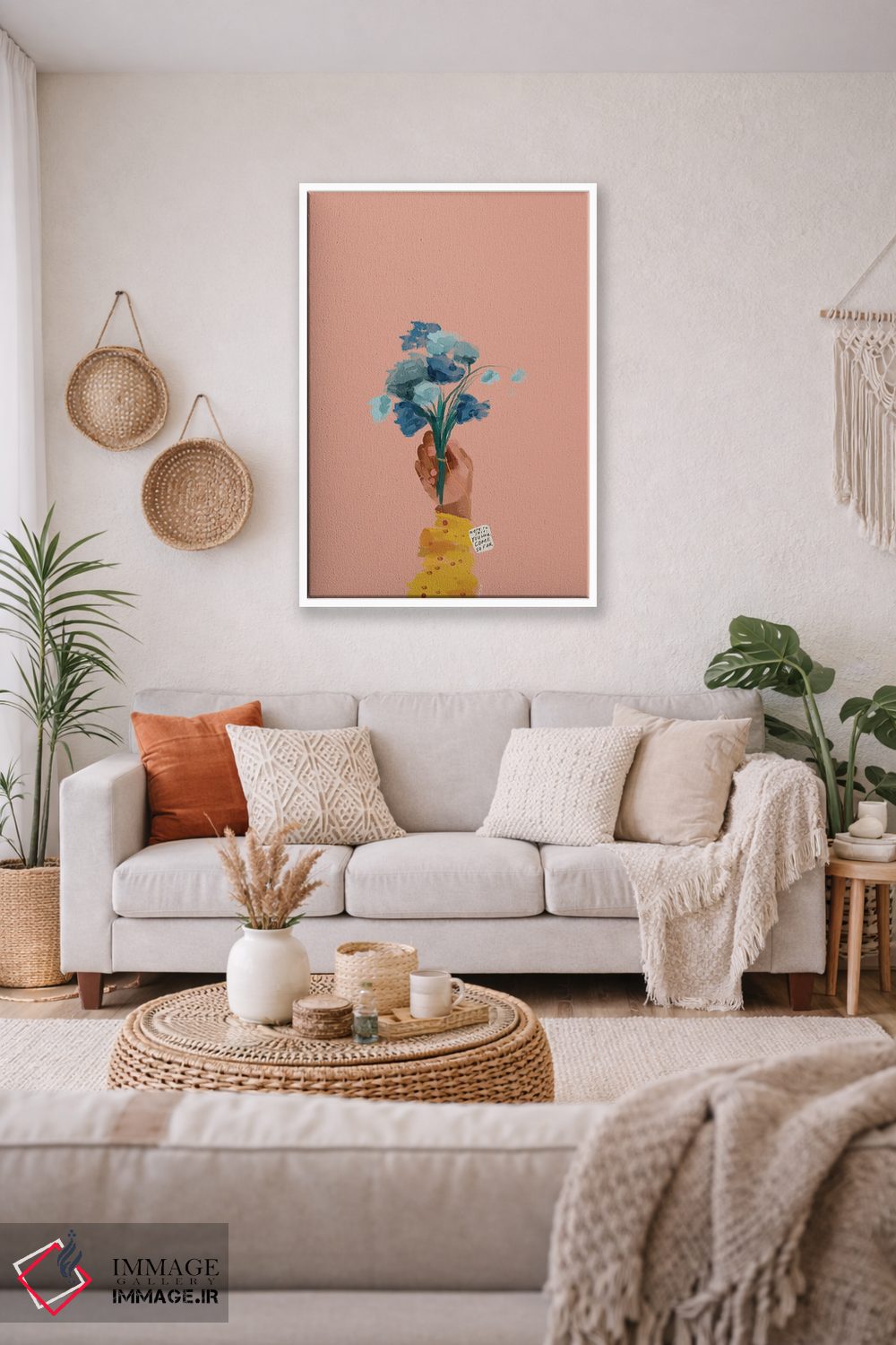 تابلو مینیمال تو راه زیادی آمده ای اثر مورگان هارپر نیکولز - D3W