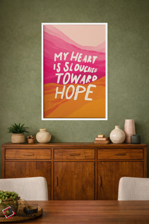 تابلو مدرن خمیده به سوی امید اثر مورگان هارپر نیکولز - D1W