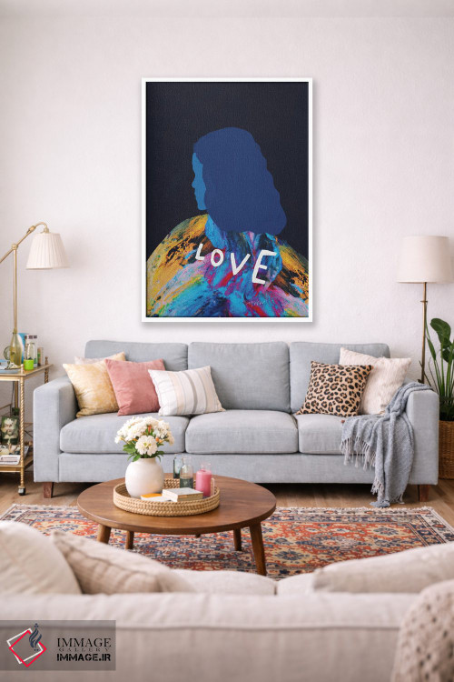 تابلو مدرن عشق اثر مورگان هارپر نیکولز - D1W