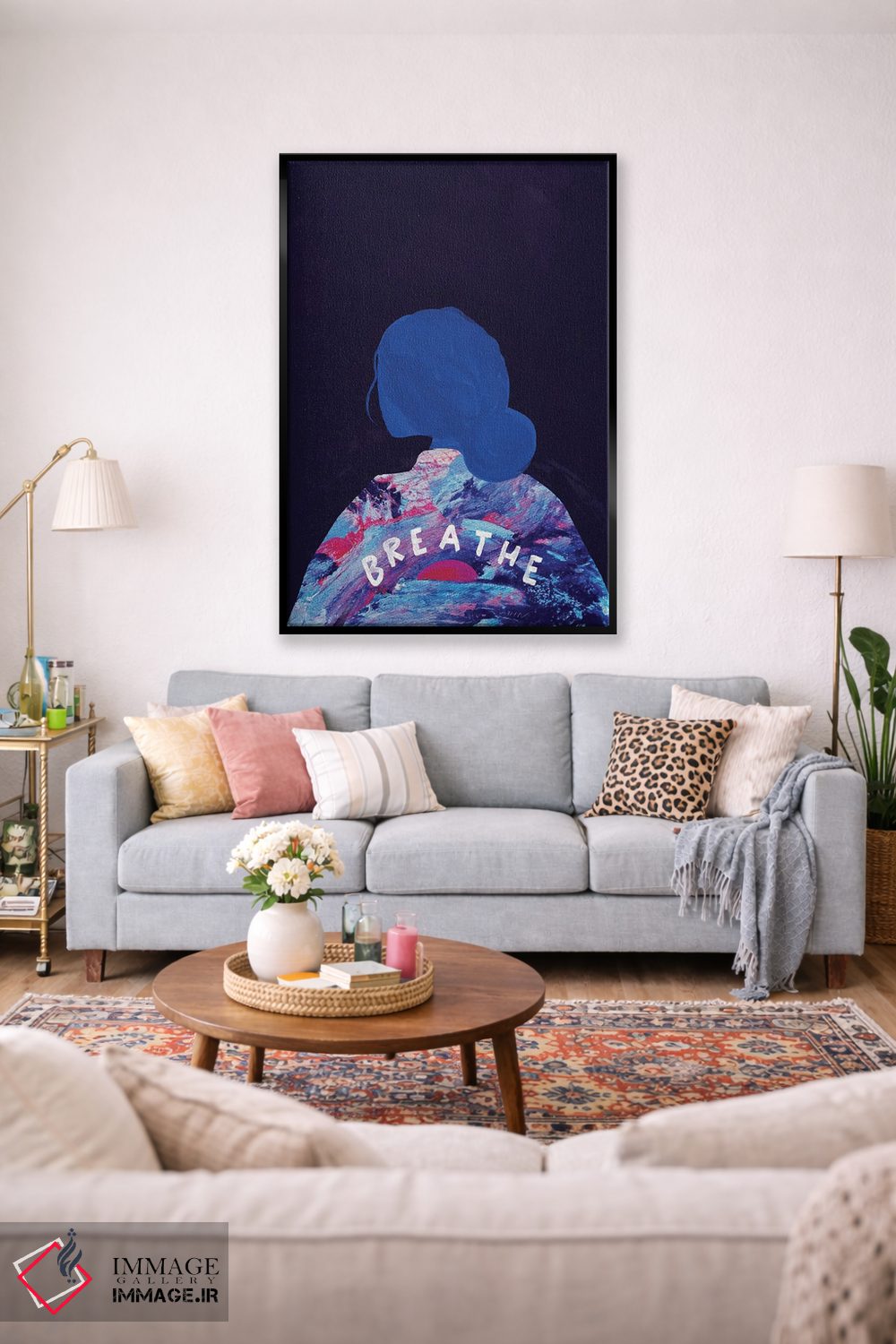 تابلو مدرن نفس بکش اثر مورگان هارپر نیکولز - D1B