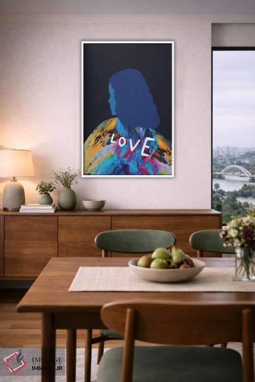تابلو مدرن عشق اثر مورگان هارپر نیکولز - D6W
