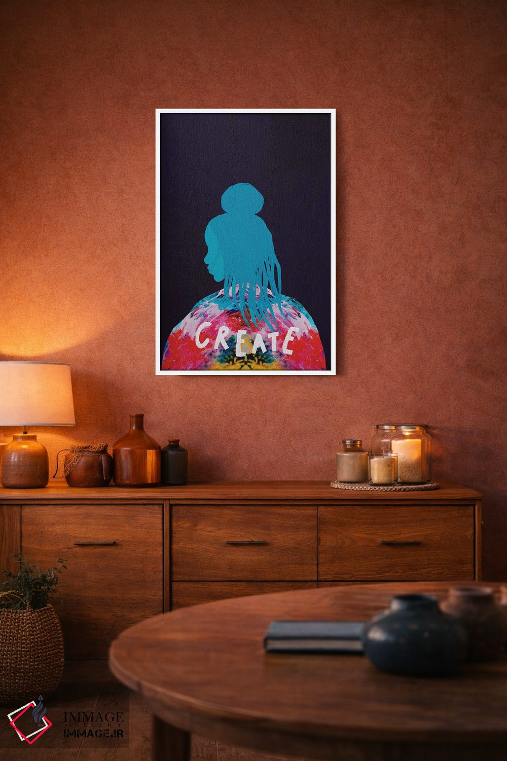 تابلو مدرن خلق کن اثر مورگان هارپر نیکولز - D3W