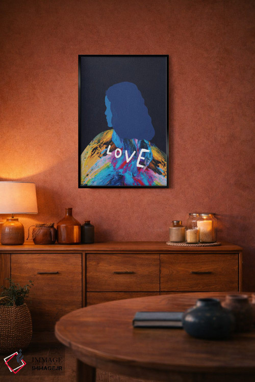 تابلو مدرن عشق اثر مورگان هارپر نیکولز - D5B