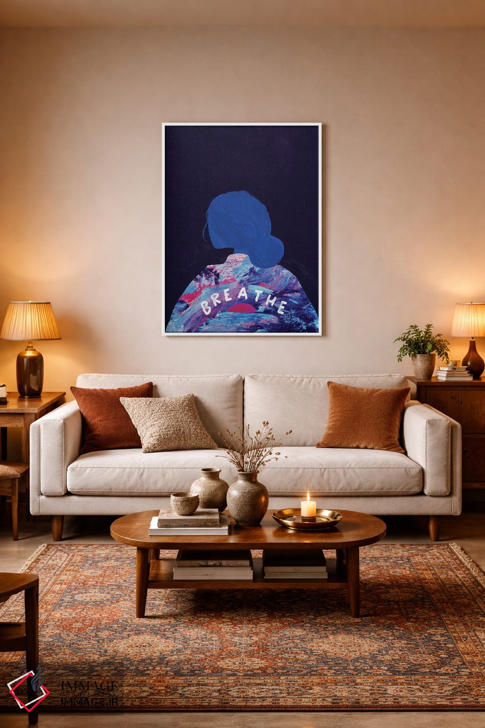 تابلو مدرن نفس بکش اثر مورگان هارپر نیکولز - D2W