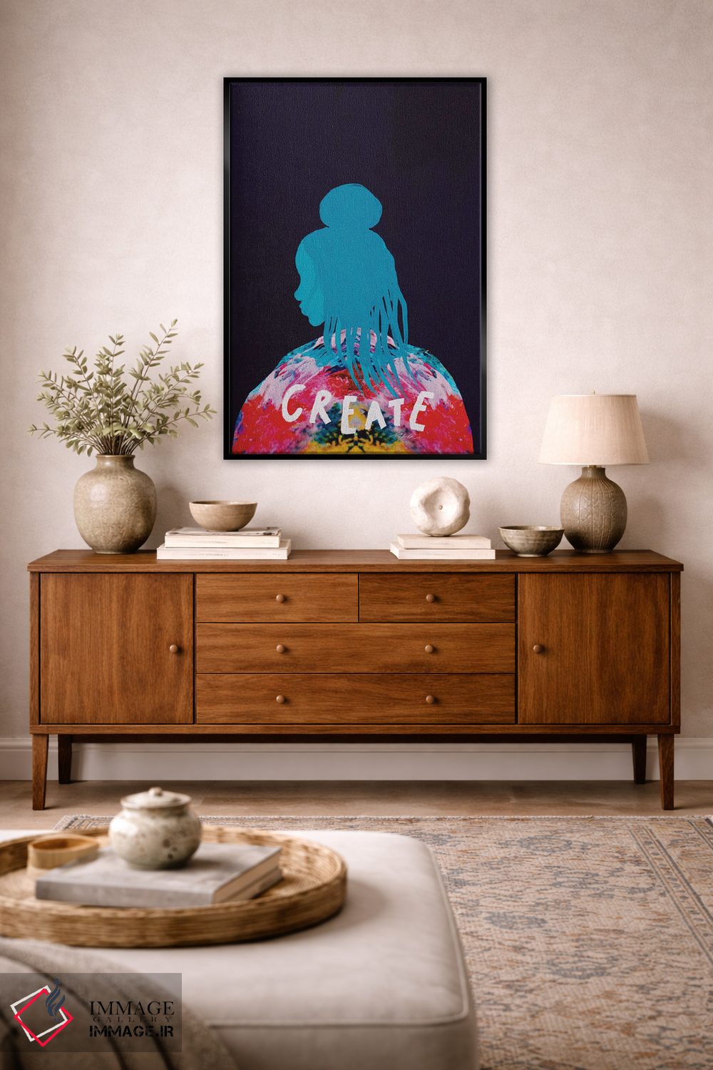 تابلو مدرن خلق کن اثر مورگان هارپر نیکولز - D4B