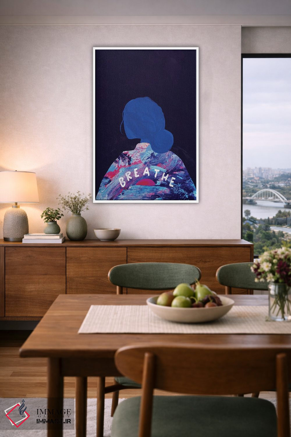 تابلو مدرن نفس بکش اثر مورگان هارپر نیکولز - D6W