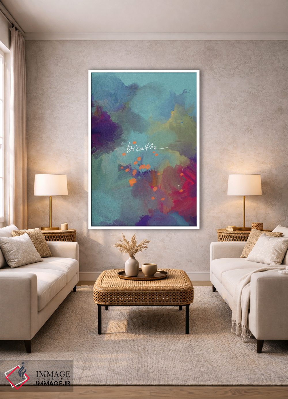 تابلو مدرن نفس بکش ۱ اثر مورگان هارپر نیکولز - D1W