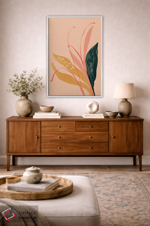 تابلو مدرن اعتماد به گیاه اثر مورگان هارپر نیکولز - D2W