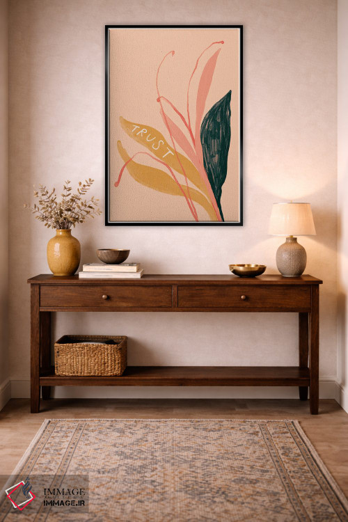 تابلو مدرن اعتماد به گیاه اثر مورگان هارپر نیکولز - D5B
