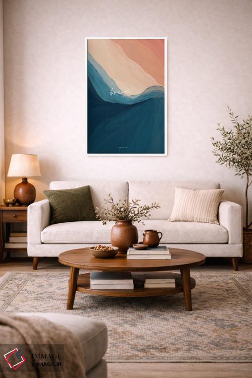 تابلو انتزاعی نفس کشیدن کلاسیک اثر مورگان هارپر نیکولز - D2W