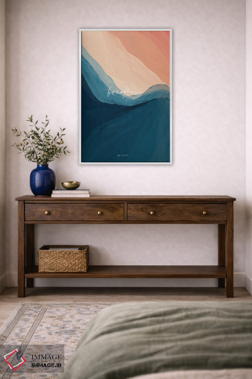 تابلو انتزاعی نفس کشیدن کلاسیک اثر مورگان هارپر نیکولز - D3W