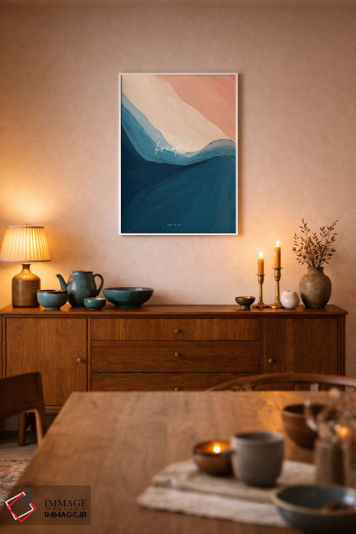 تابلو انتزاعی نفس کشیدن کلاسیک اثر مورگان هارپر نیکولز - D5W