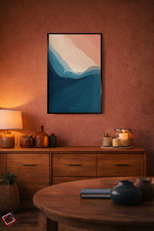 تابلو انتزاعی نفس کشیدن کلاسیک اثر مورگان هارپر نیکولز - D4B