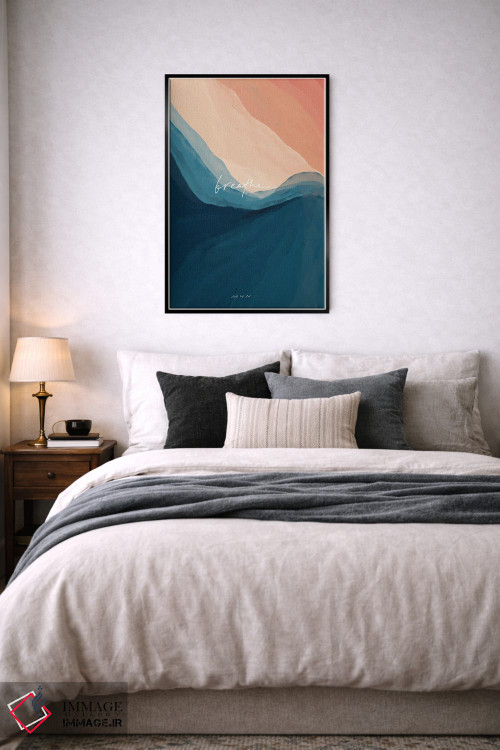 تابلو انتزاعی نفس کشیدن کلاسیک اثر مورگان هارپر نیکولز - D6B