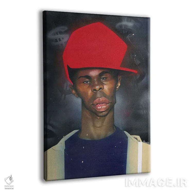 تابلو دکوراتیو "آس" اثر ماناسه جانسون - نمای پرسپکتیو محصول