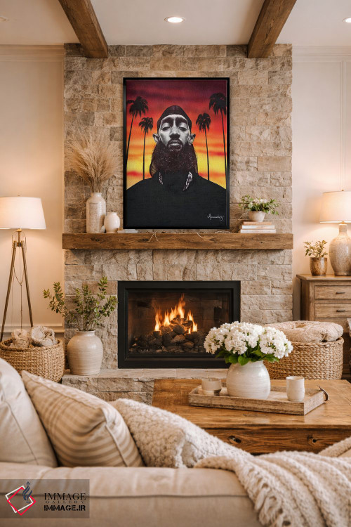 تابلو دکوراتیو نیپسی هاسل اثر ماناسه جانسون - D2B