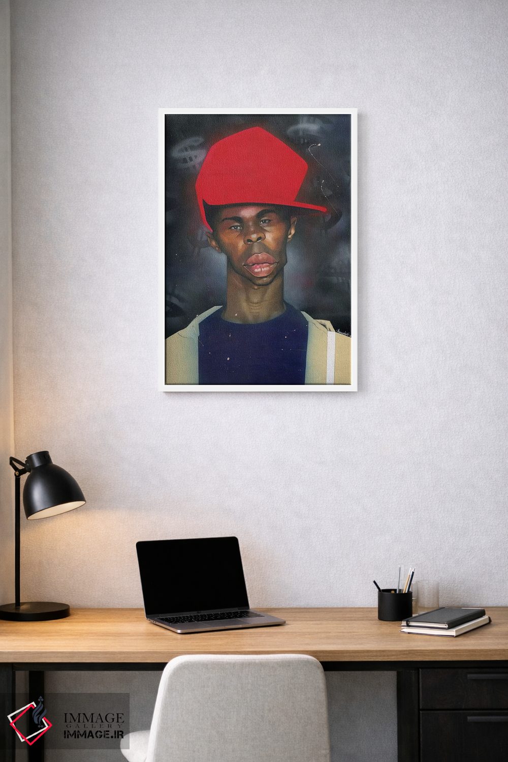 تابلو دکوراتیو "آس" اثر ماناسه جانسون - D1W