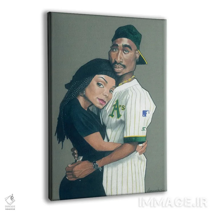 تابلو دکوراتیو "عدالت شاعرانه" اثر ماناسه جانسون - نمای پرسپکتیو محصول