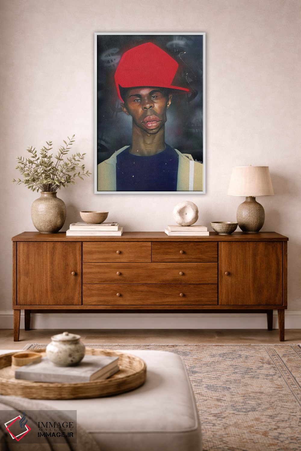 تابلو دکوراتیو "آس" اثر ماناسه جانسون - D3W