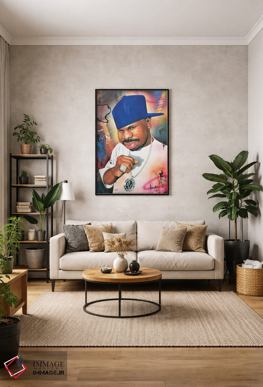 تابلو دکوراتیو "دی جی اسکرو" اثر ماناسه جانسون - D1B