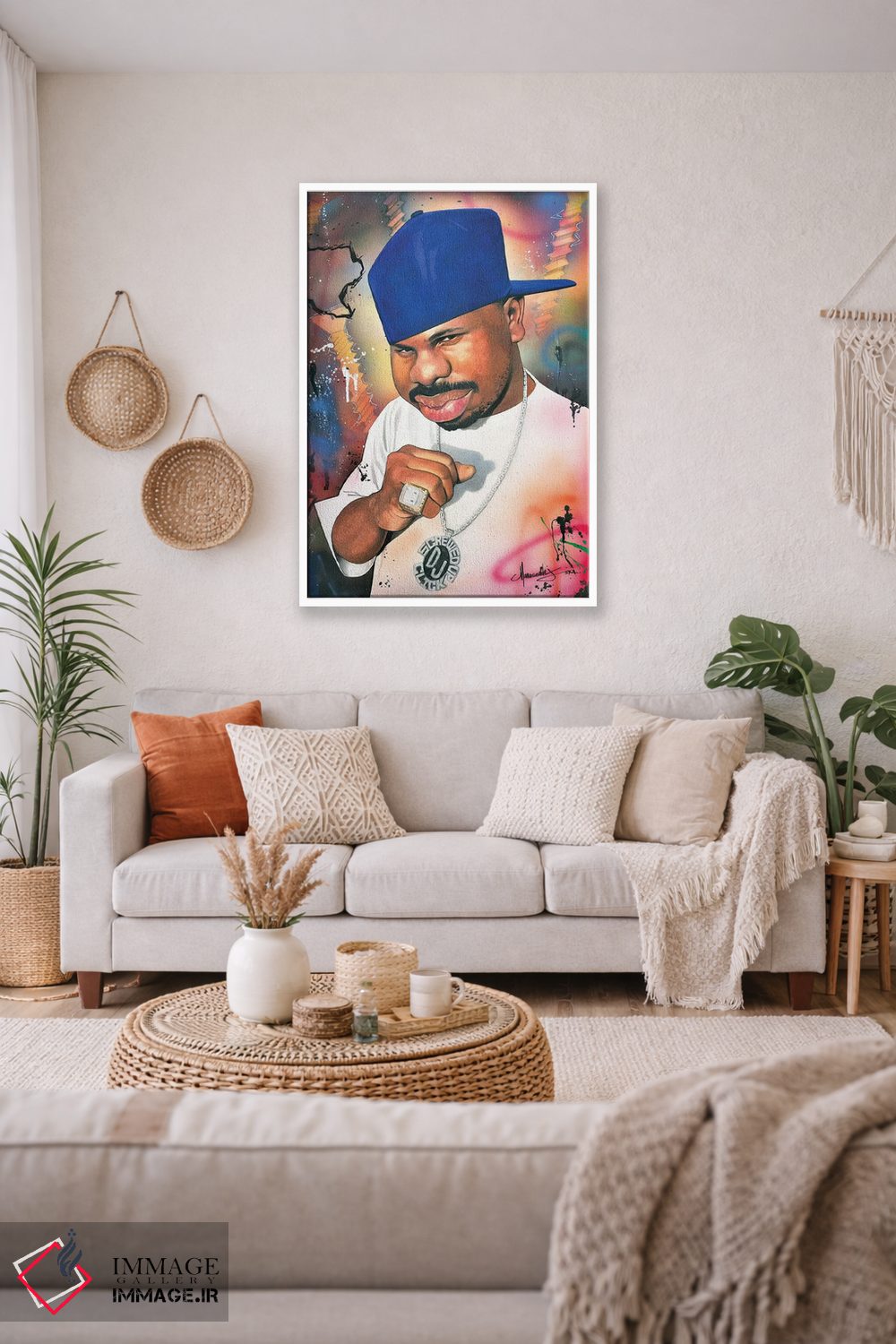 تابلو دکوراتیو "دی جی اسکرو" اثر ماناسه جانسون - D2W