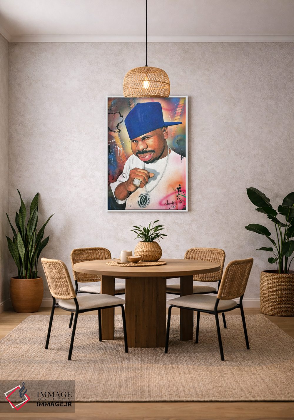 تابلو دکوراتیو "دی جی اسکرو" اثر ماناسه جانسون - D3W