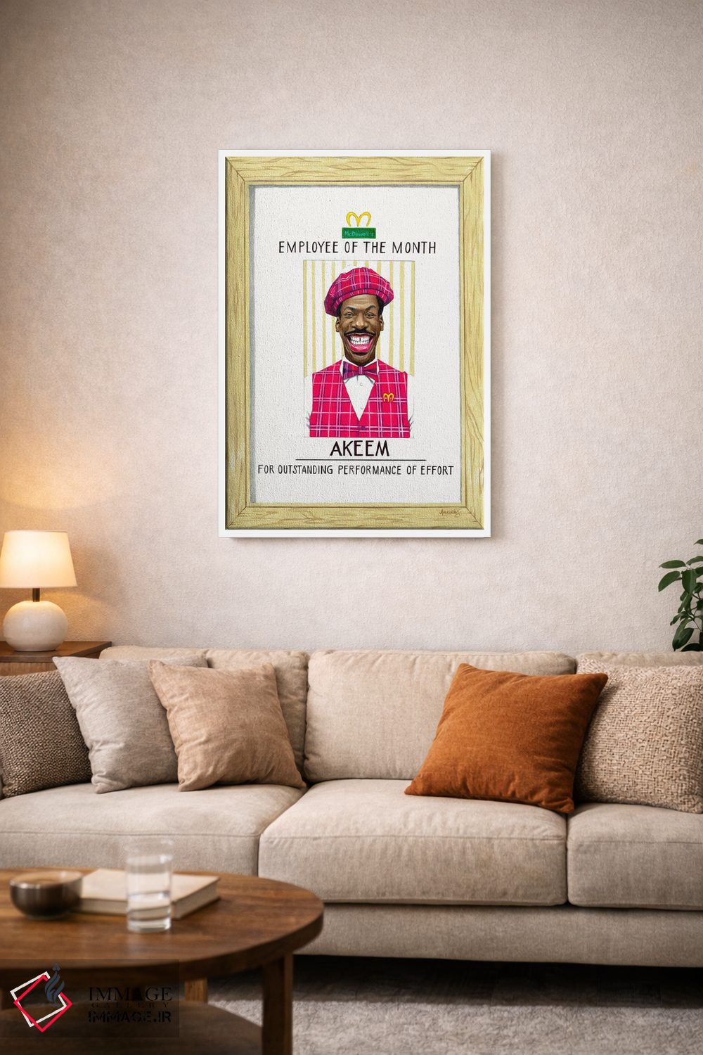 تابلو دکوراتیو "اکیم، کارمند ماه" اثر ماناسه جانسون - D5W