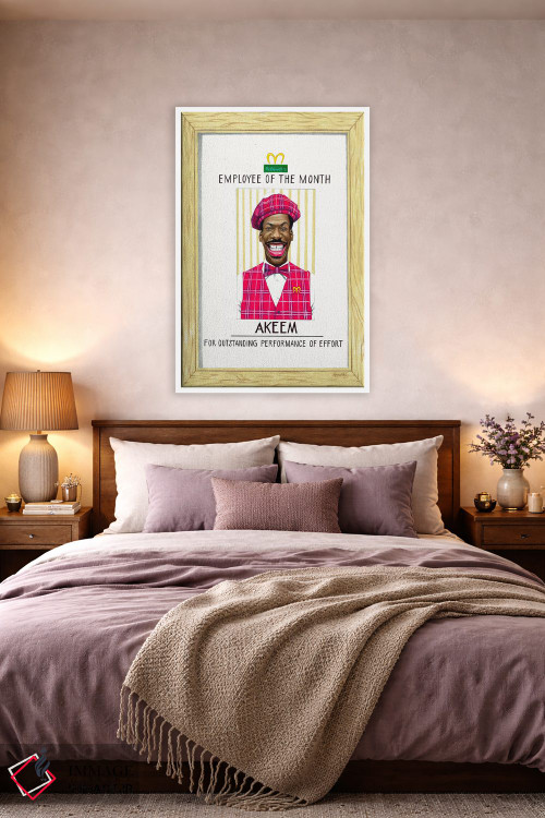 تابلو دکوراتیو "اکیم، کارمند ماه" اثر ماناسه جانسون - D4W