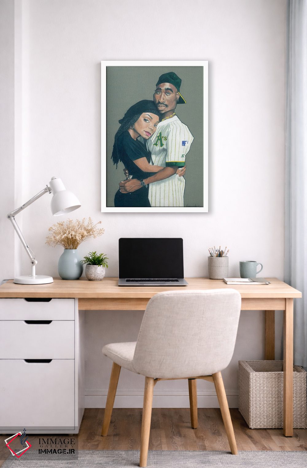 تابلو دکوراتیو "عدالت شاعرانه" اثر ماناسه جانسون - D5W