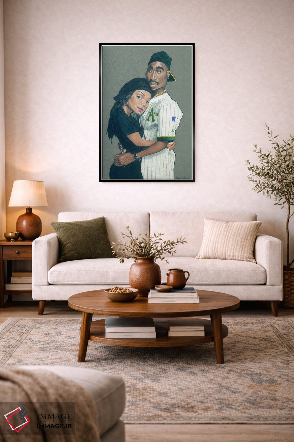 تابلو دکوراتیو "عدالت شاعرانه" اثر ماناسه جانسون - D3B