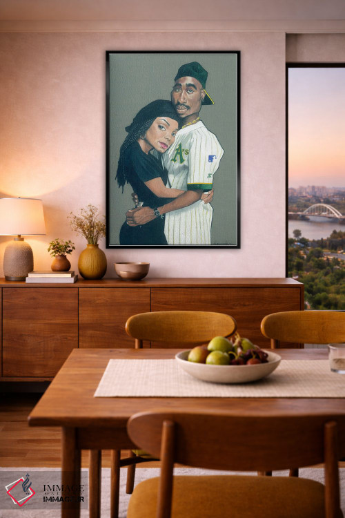 تابلو دکوراتیو "عدالت شاعرانه" اثر ماناسه جانسون - D6B