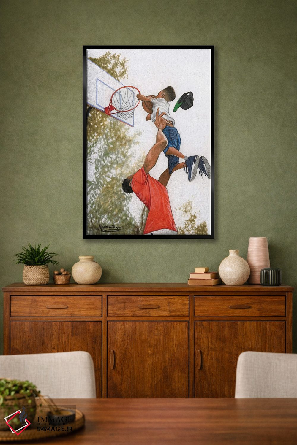 تابلو دکوراتیو "شانس خود را امتحان کن" اثر ماناسه جانسون - D2B