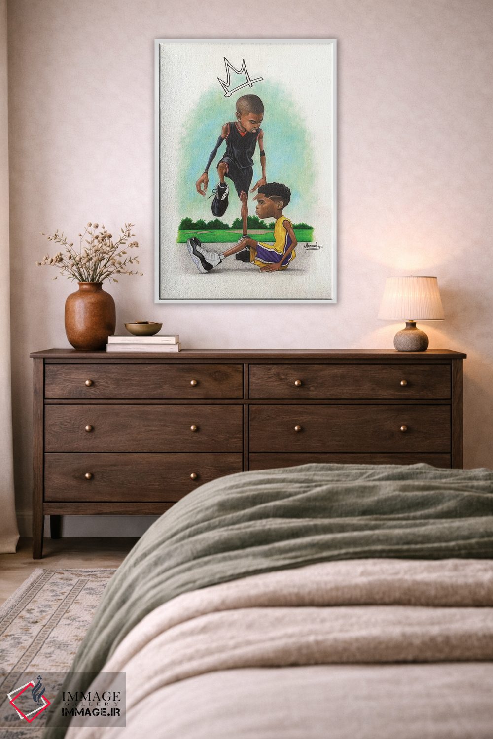 تابلو دکوراتیو "پسربچه ایورسن" اثر ماناسه جانسون - D1W