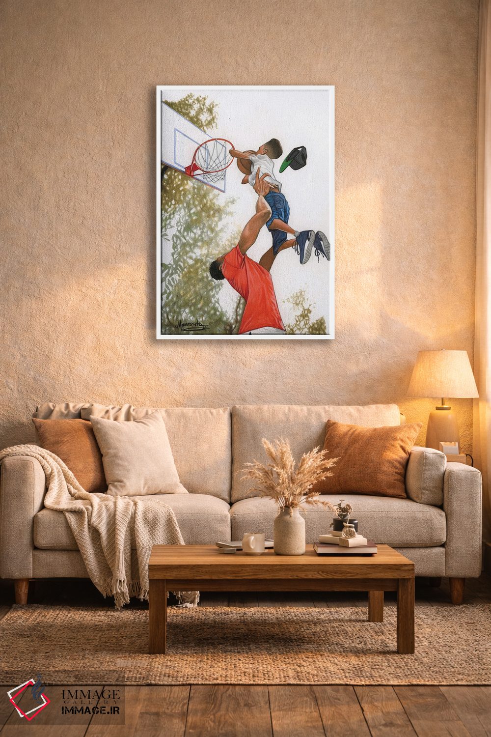 تابلو دکوراتیو "شانس خود را امتحان کن" اثر ماناسه جانسون - D4W