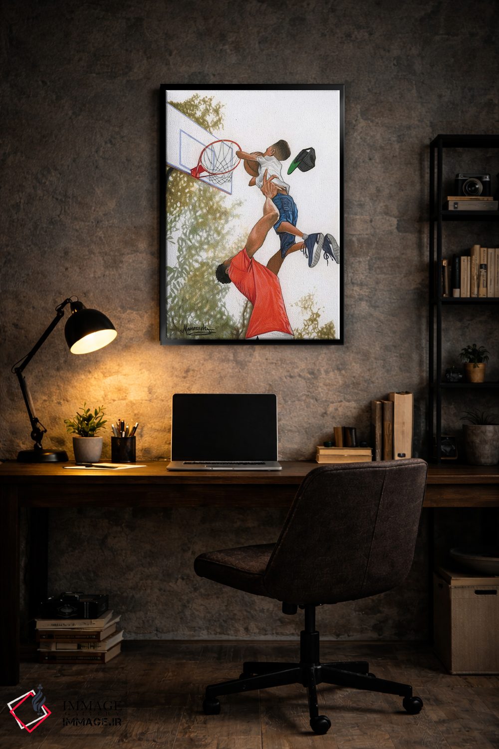 تابلو دکوراتیو "شانس خود را امتحان کن" اثر ماناسه جانسون - D6B