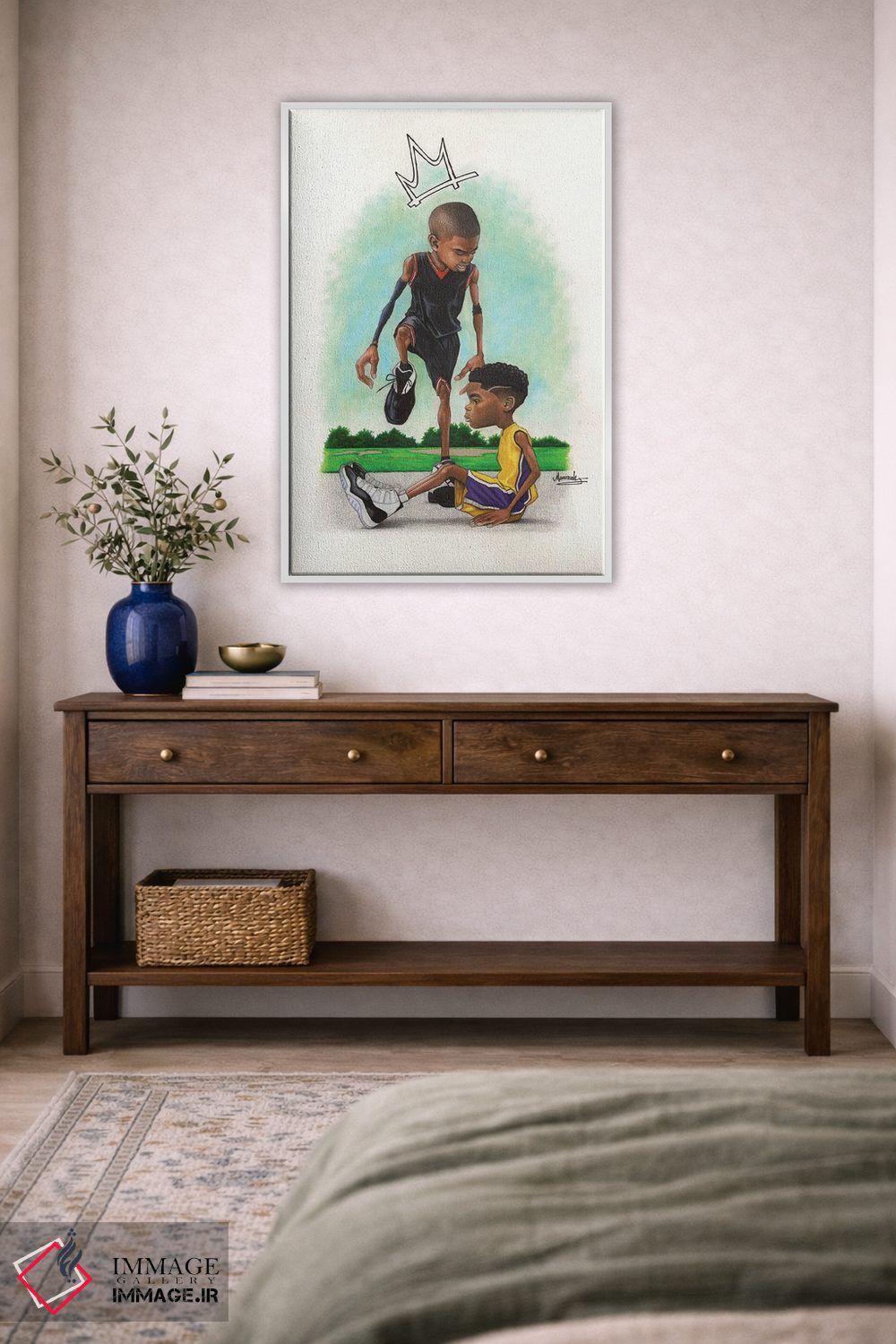 تابلو دکوراتیو "پسربچه ایورسن" اثر ماناسه جانسون - D2W