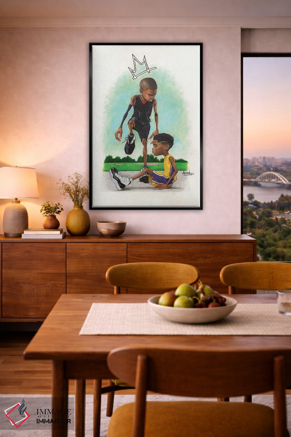 تابلو دکوراتیو "پسربچه ایورسن" اثر ماناسه جانسون - D6B